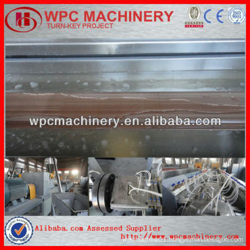 wpc wood plastic PE/PP/PVC profile machine